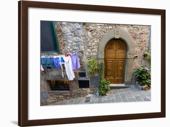 Streets Of Radda In Chianti, Tuscany-Ian Shive-Framed Photographic Print