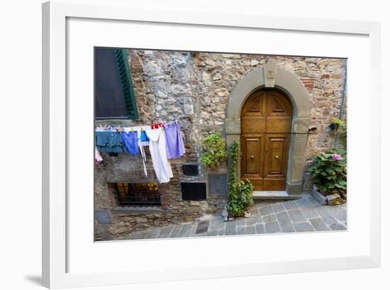 Streets Of Radda In Chianti, Tuscany-Ian Shive-Framed Photographic Print