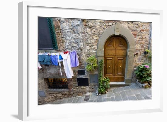 Streets Of Radda In Chianti, Tuscany-Ian Shive-Framed Photographic Print