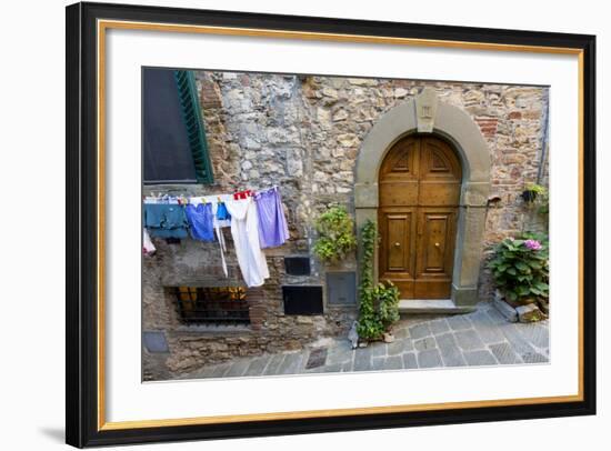 Streets Of Radda In Chianti, Tuscany-Ian Shive-Framed Photographic Print