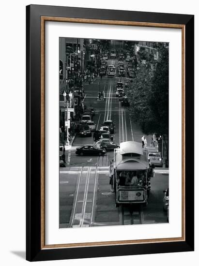 Streets of San Francisco-Sabri Irmak-Framed Art Print