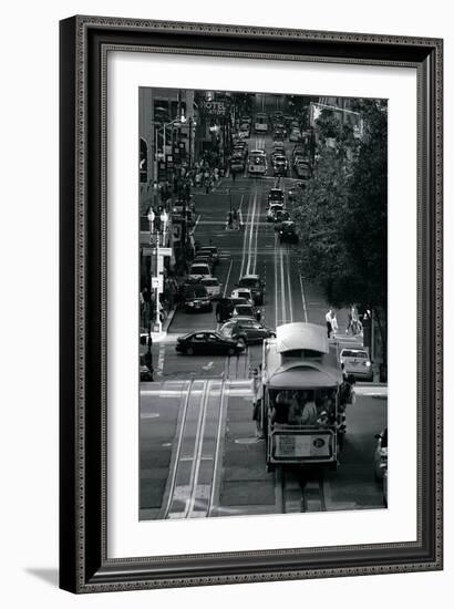 Streets of San Francisco-Sabri Irmak-Framed Art Print