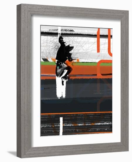 Streets-NaxArt-Framed Art Print