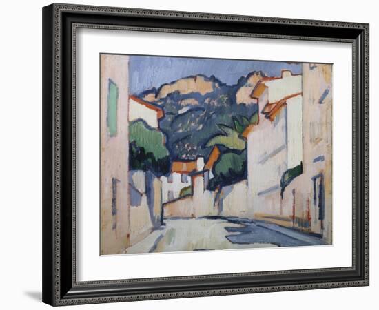 Streetscene, Cassis, C.1913-Samuel John Peploe-Framed Giclee Print