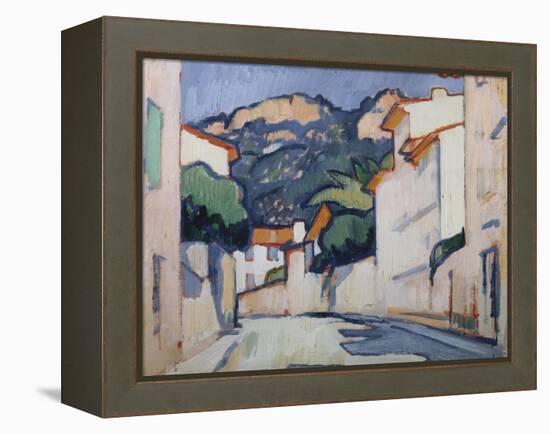 Streetscene, Cassis, c.1913-Samuel John Peploe-Framed Premier Image Canvas