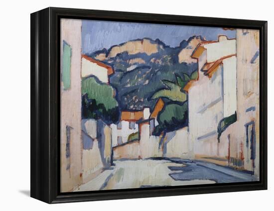 Streetscene, Cassis, c.1913-Samuel John Peploe-Framed Premier Image Canvas