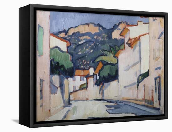Streetscene, Cassis, c.1913-Samuel John Peploe-Framed Premier Image Canvas