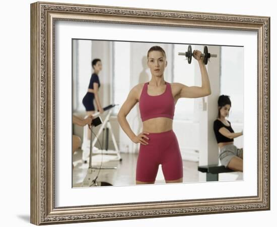 Strength Training in the Gym-null-Framed Photographic Print