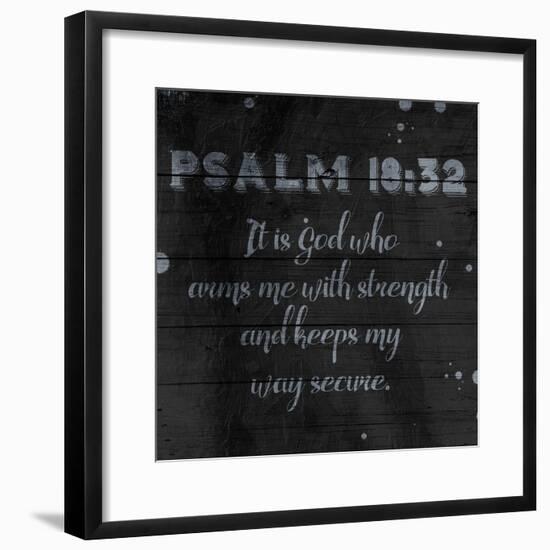 Strength-Jace Grey-Framed Art Print