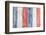 Stressed Wooden Boards Painted Red, White and Blue for Patriotic Concept of United States of Americ-tab62-Framed Photographic Print