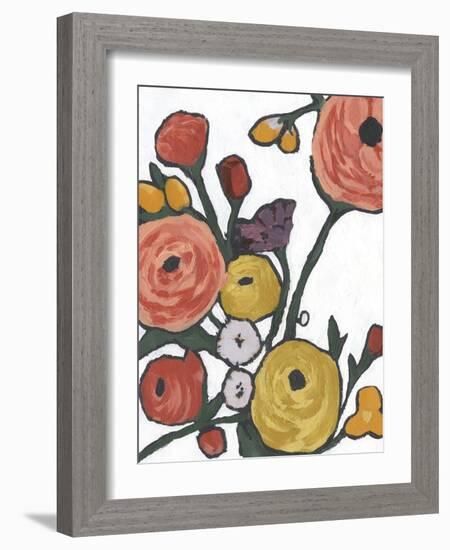 Stretching Blooms II-Annie Warren-Framed Art Print