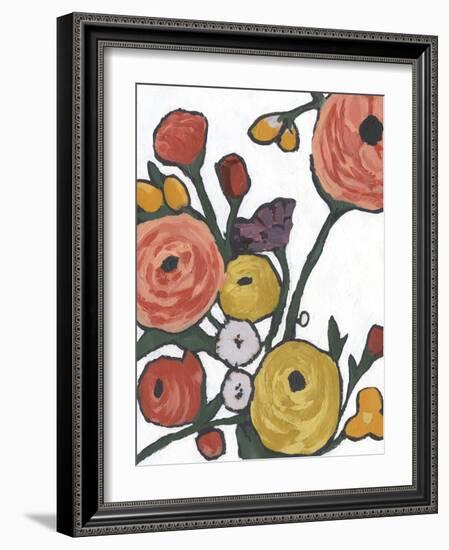 Stretching Blooms II-Annie Warren-Framed Art Print