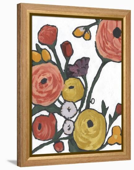 Stretching Blooms II-Annie Warren-Framed Stretched Canvas