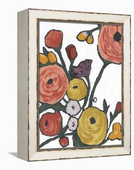 Stretching Blooms II-Annie Warren-Framed Stretched Canvas