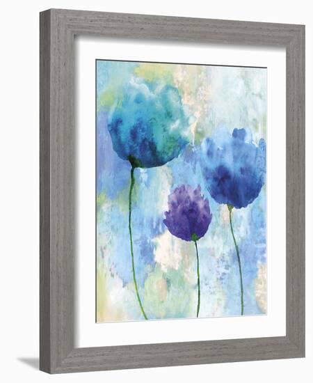Stretching Blues-Tania Bello-Framed Giclee Print