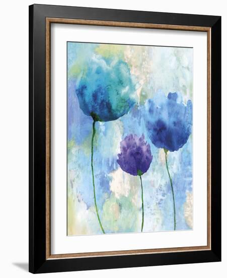 Stretching Blues-Tania Bello-Framed Giclee Print