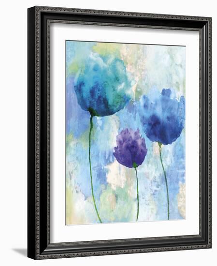 Stretching Blues-Tania Bello-Framed Giclee Print