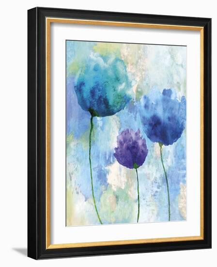 Stretching Blues-Tania Bello-Framed Giclee Print