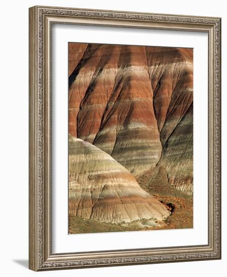 Striated Rock Formations-Joe McDonald-Framed Photographic Print