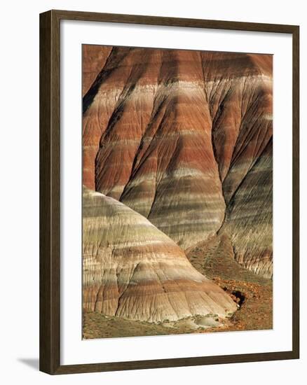 Striated Rock Formations-Joe McDonald-Framed Photographic Print