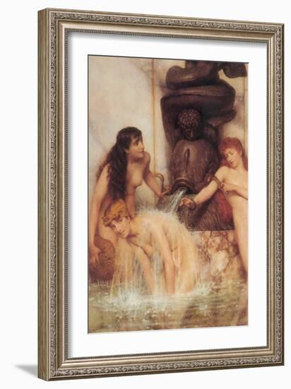 Strigils and Sponges-Sir Lawrence Alma-Tadema-Framed Art Print