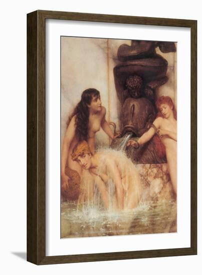 Strigils and Sponges-Sir Lawrence Alma-Tadema-Framed Art Print