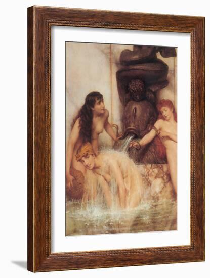 Strigils and Sponges-Sir Lawrence Alma-Tadema-Framed Art Print