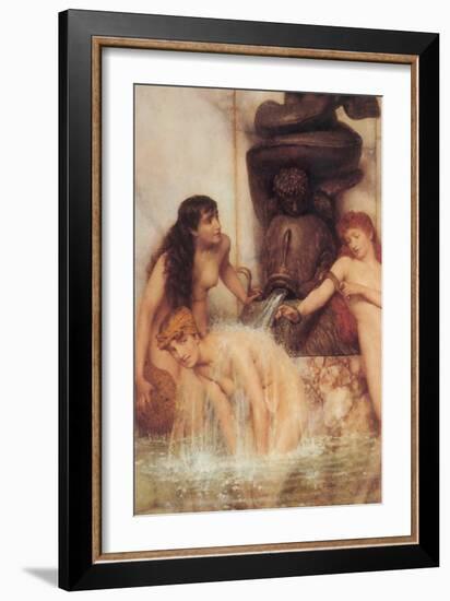 Strigils and Sponges-Sir Lawrence Alma-Tadema-Framed Art Print