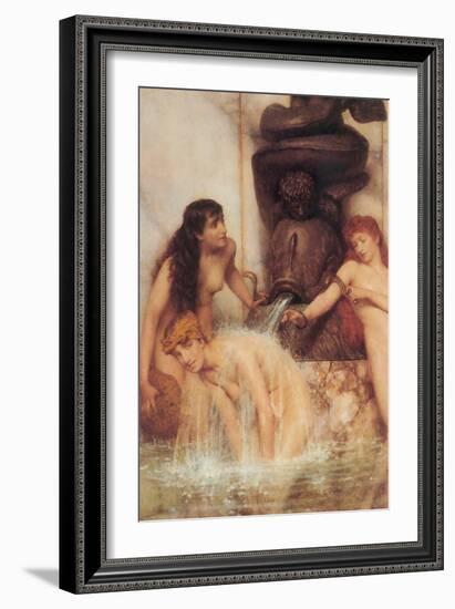 Strigils and Sponges-Sir Lawrence Alma-Tadema-Framed Art Print