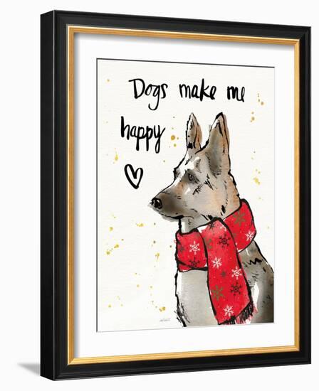 Strike a Paws VIII Christmas-Anne Tavoletti-Framed Art Print