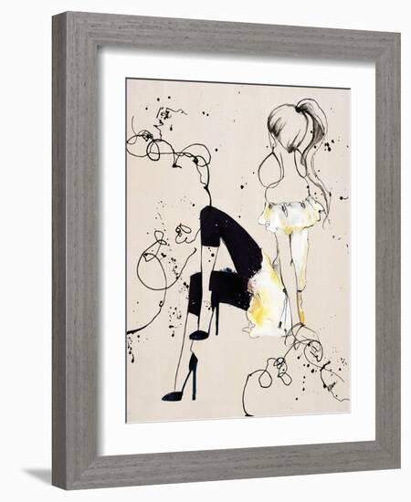 Strike a Pose II-Rikki Drotar-Framed Giclee Print