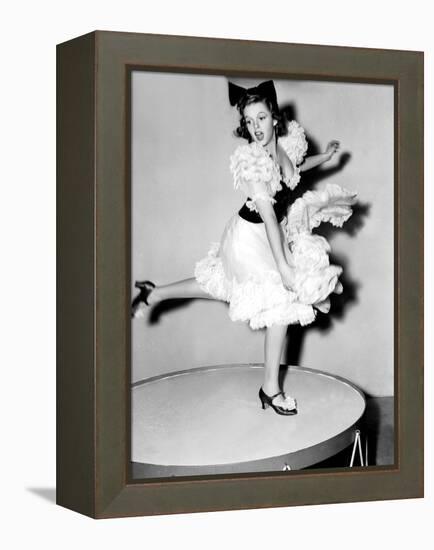 Strike Up The Band, Judy Garland, 1940-null-Framed Stretched Canvas