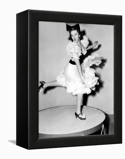 Strike Up The Band, Judy Garland, 1940-null-Framed Stretched Canvas