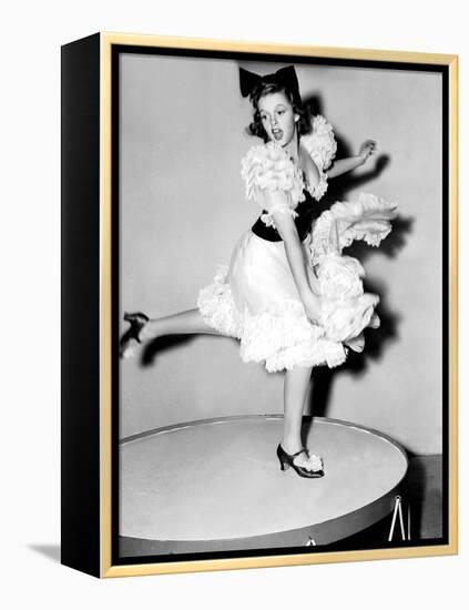 Strike Up The Band, Judy Garland, 1940-null-Framed Stretched Canvas