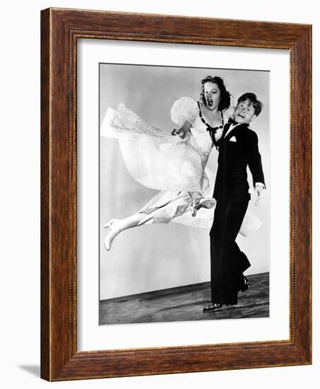 Strike Up The Band, Judy Garland, Mickey Rooney, 1940-null-Framed Photo