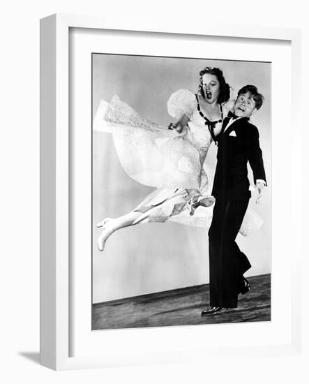 Strike Up The Band, Judy Garland, Mickey Rooney, 1940-null-Framed Photo