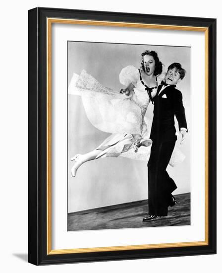 Strike Up The Band, Judy Garland, Mickey Rooney, 1940-null-Framed Photo