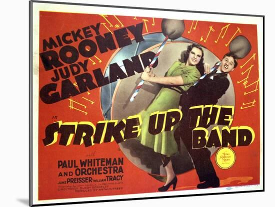 Strike Up the Band - Lobby Card Reproduction-null-Mounted Photo