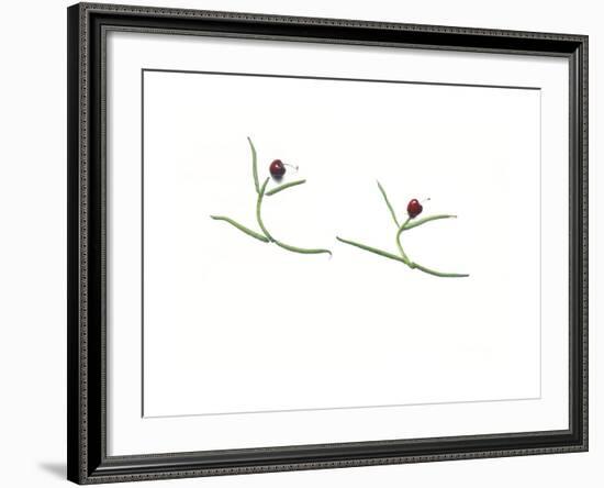 String Bean Cherrie Dancers-Donna Basile-Framed Giclee Print