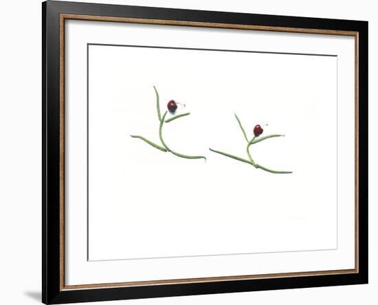 String Bean Cherrie Dancers-Donna Basile-Framed Giclee Print