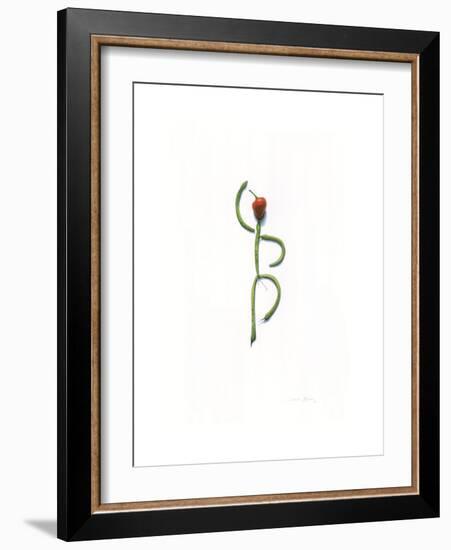 String Bean Chili Pepper Dancer-Donna Basile-Framed Giclee Print