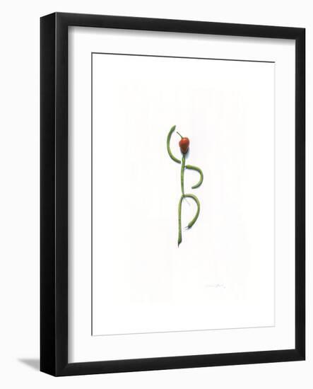 String Bean Chili Pepper Dancer-Donna Basile-Framed Giclee Print