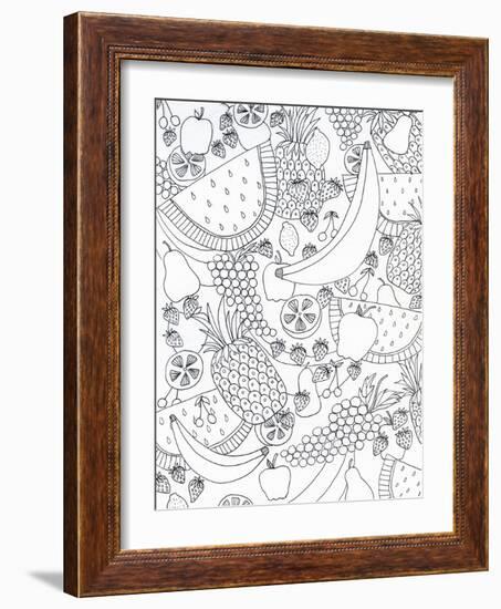 String Fruit-Pam Varacek-Framed Art Print