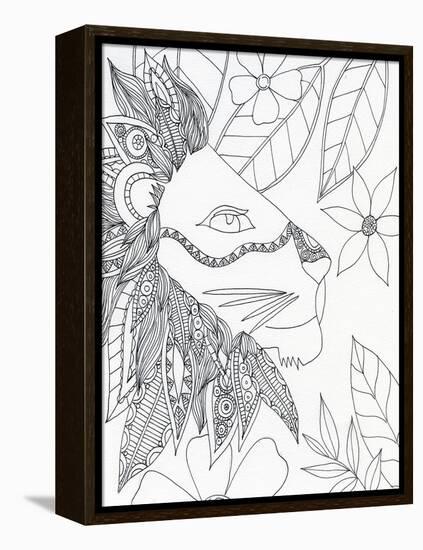 String Lion-Pam Varacek-Framed Stretched Canvas