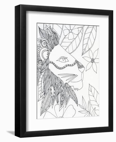 String Lion-Pam Varacek-Framed Premium Giclee Print