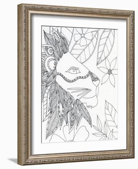 String Lion-Pam Varacek-Framed Art Print