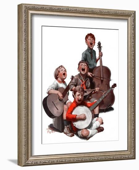 "String Quartet,"January 20, 1923-Alan Foster-Framed Giclee Print