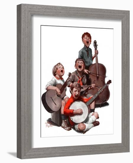 "String Quartet,"January 20, 1923-Alan Foster-Framed Giclee Print