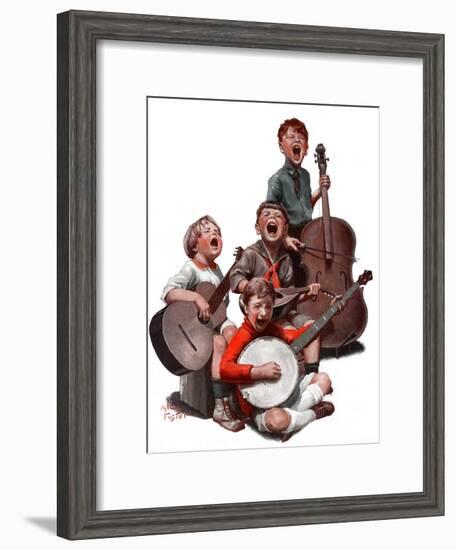 "String Quartet,"January 20, 1923-Alan Foster-Framed Giclee Print