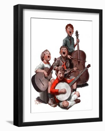 "String Quartet,"January 20, 1923-Alan Foster-Framed Giclee Print